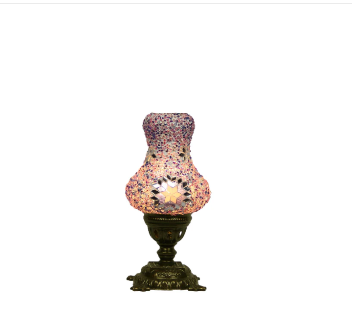 Mosaic Pear Shaped Table Lamp