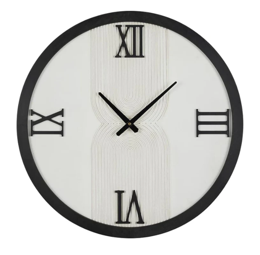 Black and White Clock