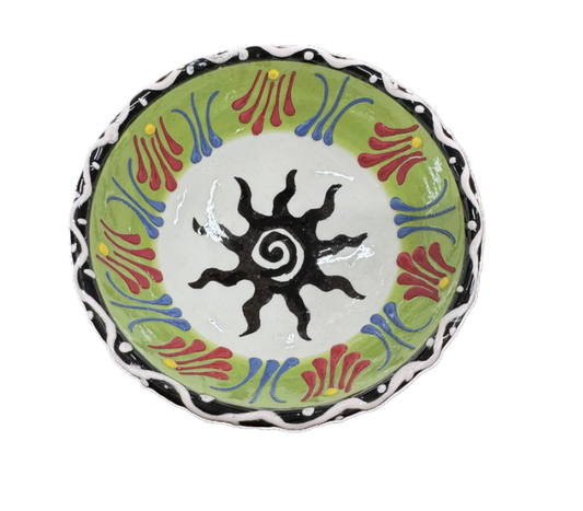 4" Ceramic Bowl of Sun