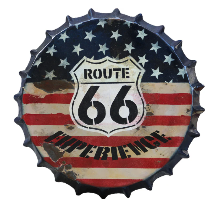 Route 66 Metal Wall Art