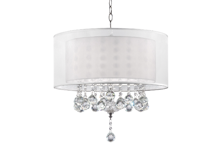 Contemporary Silver Ceiling Lamp