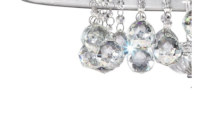 Contemporary Silver Ceiling Lamp