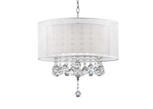 Contemporary Silver Ceiling Lamp