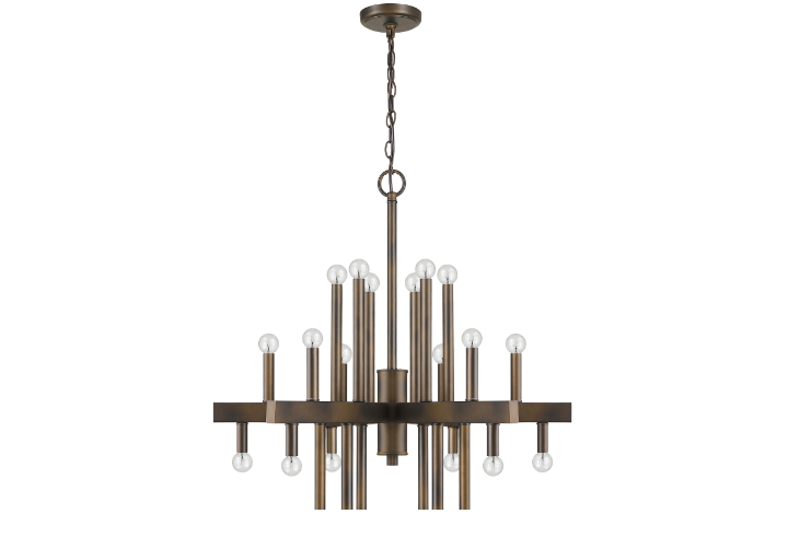 Multi-light Metal Dimmable Chandelier