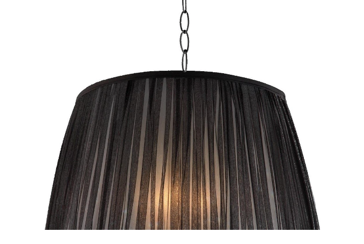 Contemporary Ceiling Lamp with Crystal Accents