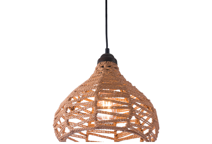 Natural Lantern Dimmable Ceiling Light