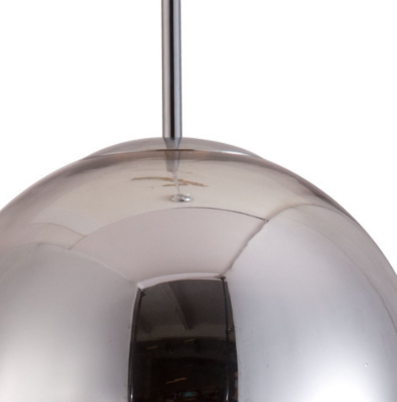 Sphere Shape Silver Lantern Dimmable Ceiling Light