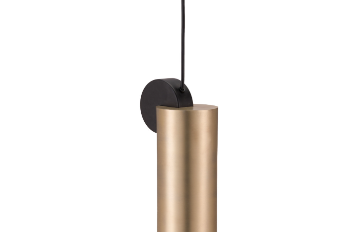 Gold Cylinder Ceiling Lamp